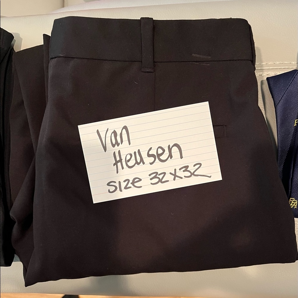 Mens black dress pants